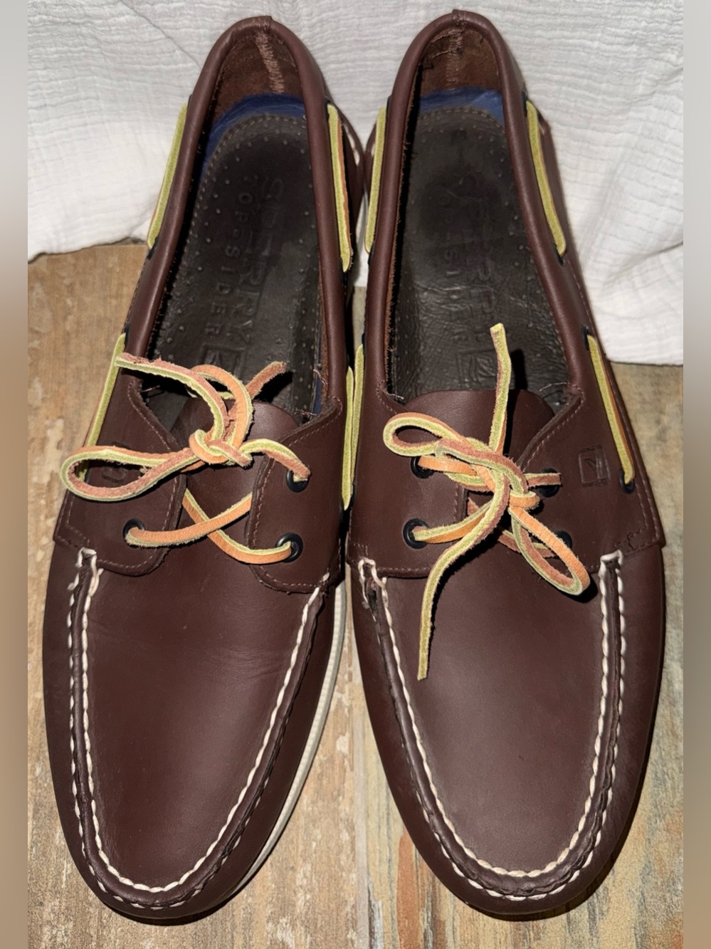 #0067 Men’s Sperry Top-Sider Leather Boat Shoes - Brown 12M